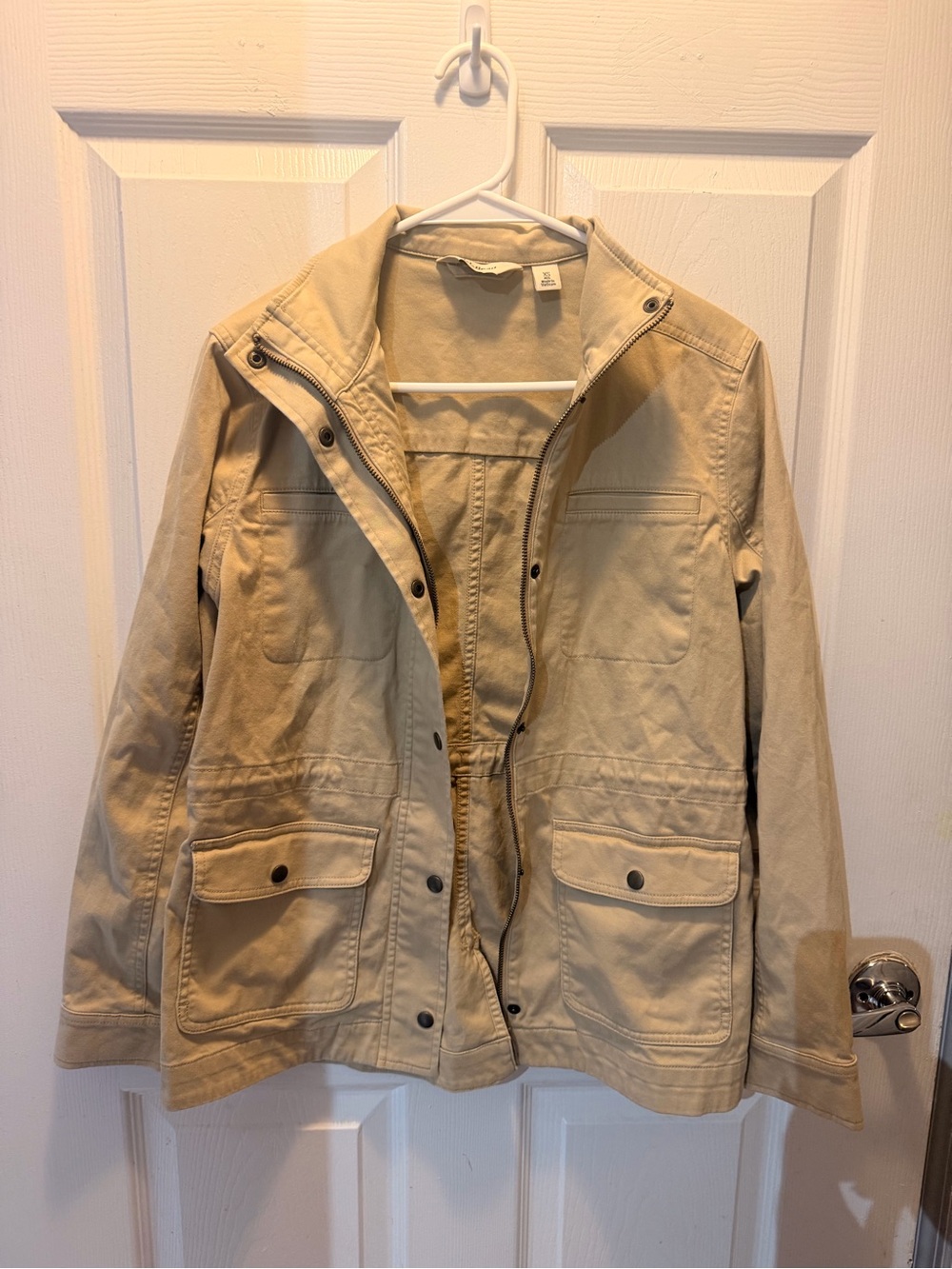 L. L. Bean Casual Utility Jacket in Light Khaki